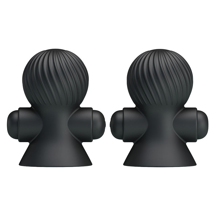 Pretty Love Rechargeable Nipple Suckers-Black