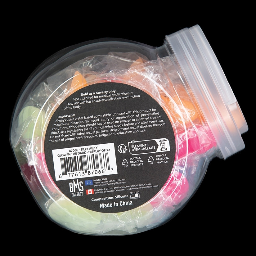 BMS Addiction Silly Willy Glow in the Dark 3.3