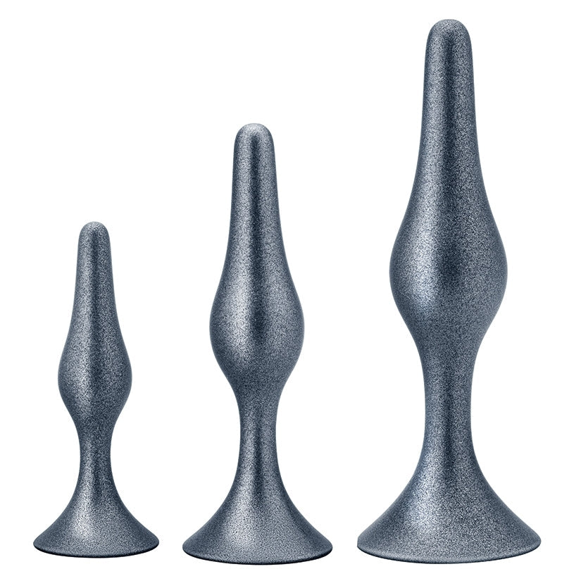 Anal Adventures Matrix Genesis Plug Kit-Silver