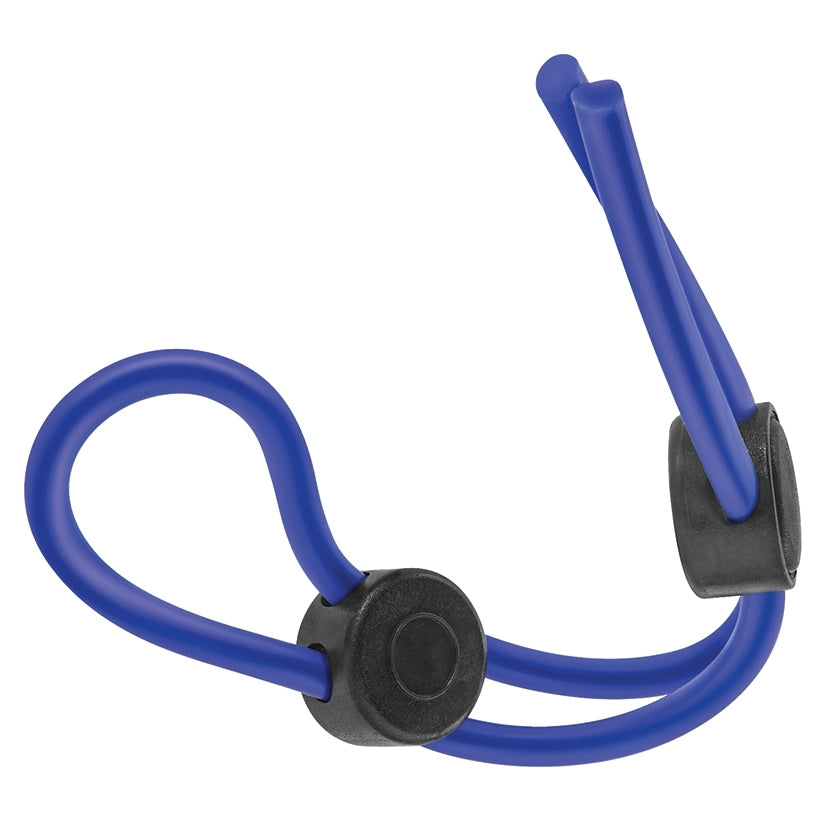 Stay Hard Silicone Double Loop Cock Ring-Blue