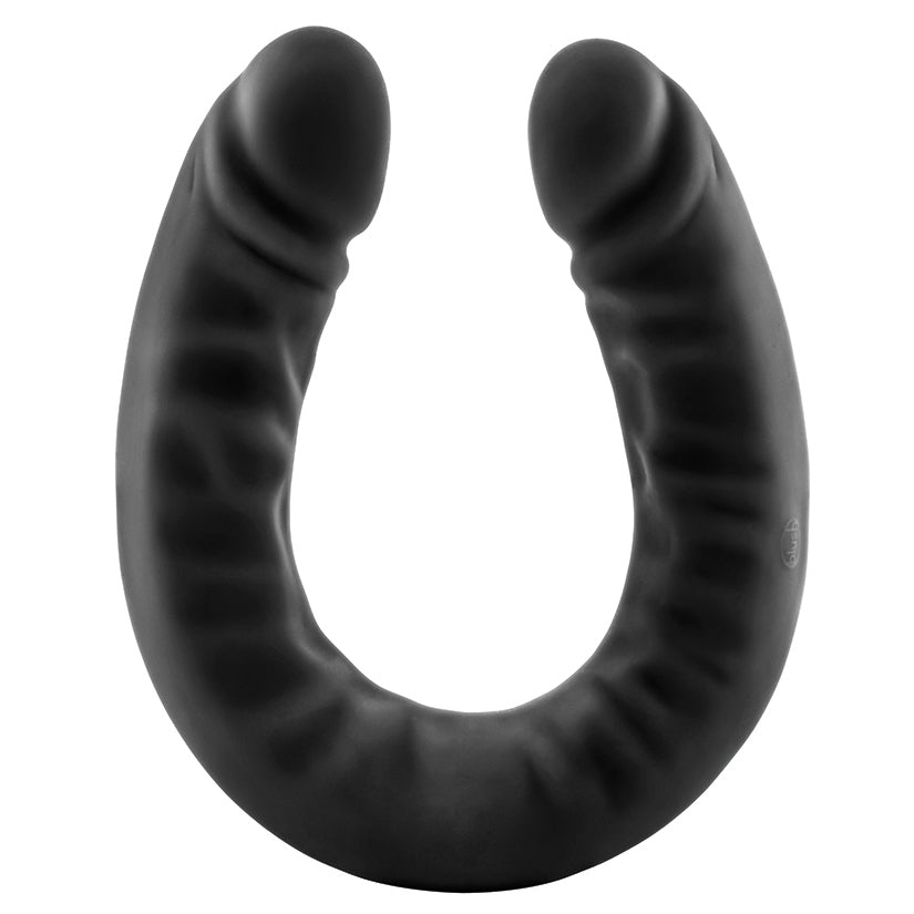Ruse Silicone Double Headed Dildo-Black 18