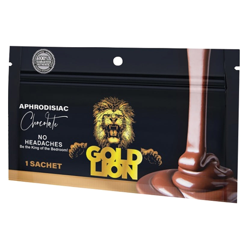 Gold Lion Chocolate Single Pack Display of 24