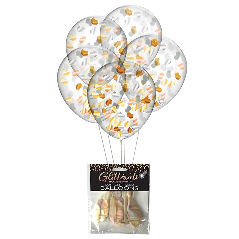 Glitterati Boobie Confetti Balloons