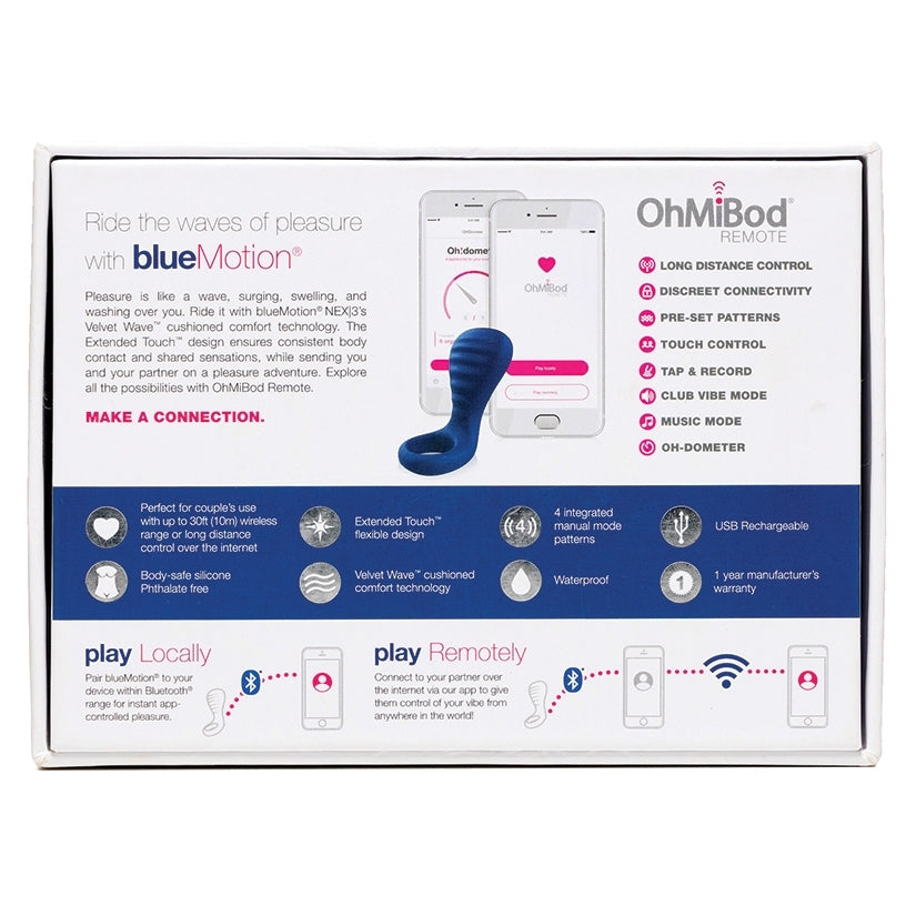 OhMiBod blueMotion NEX|3-Navy Blue