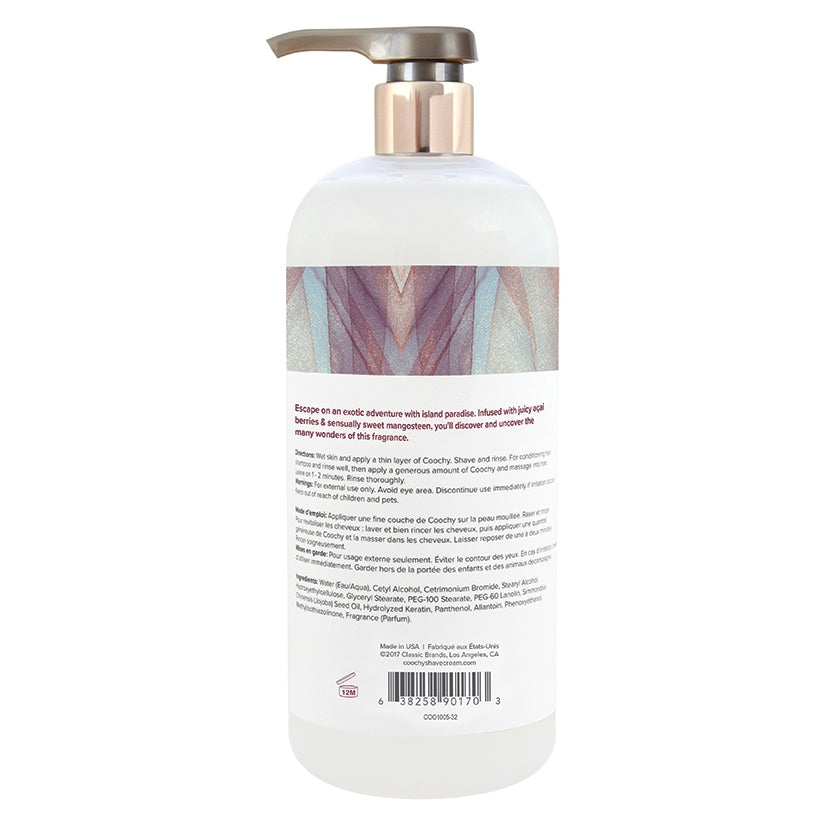 Coochy Shave Cream-Island Paradise 32oz