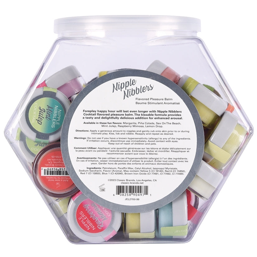 Jelique Cocktail Nipple Nibblers Assorted Tub of 36