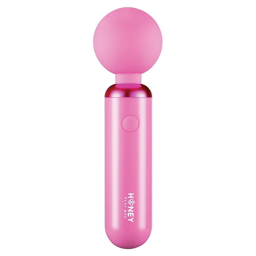 Honey Play Box Pomi Wand Clit Tease Vibrating Wand-Pink