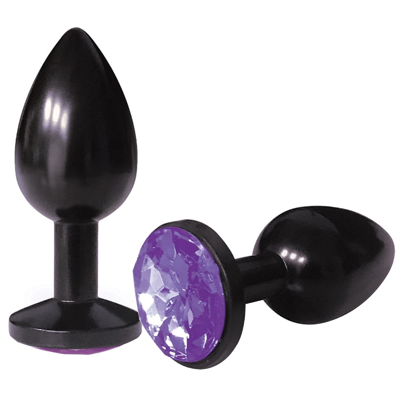 The 9's The Silver Starter Bejeweled Anodized Plug-Violet