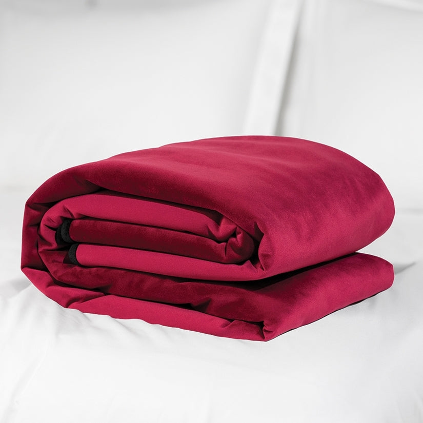 Liberator Fascinator Travel Throw Velvish-
Merlot