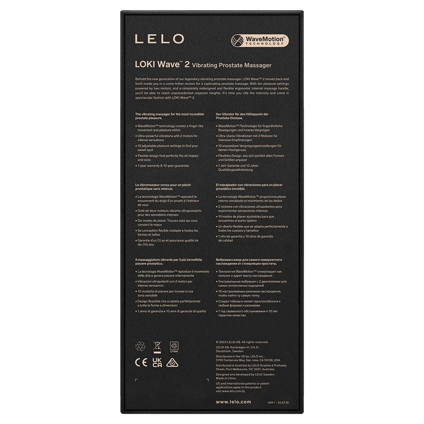 Lelo Loki Wave 2-Black