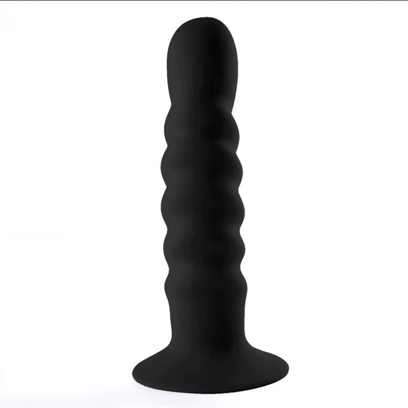 Maia Kendall Silicone Swirl Dong-Black