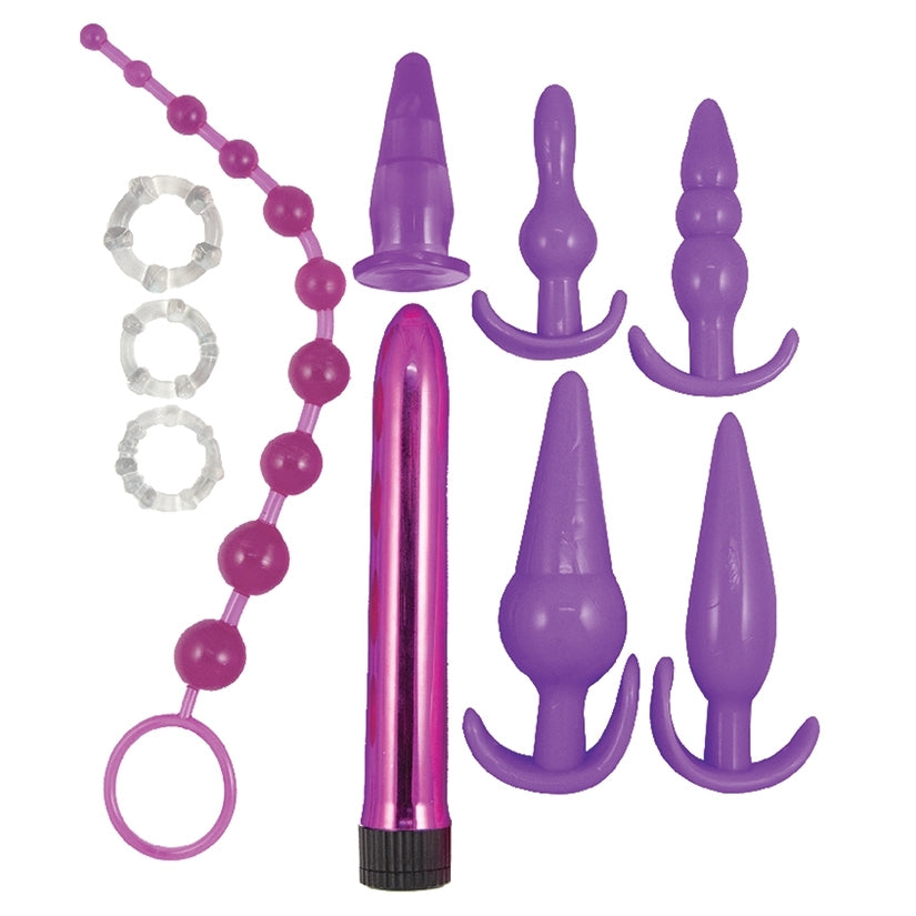 Purple Elite Collection Anal Play Kit-Purple