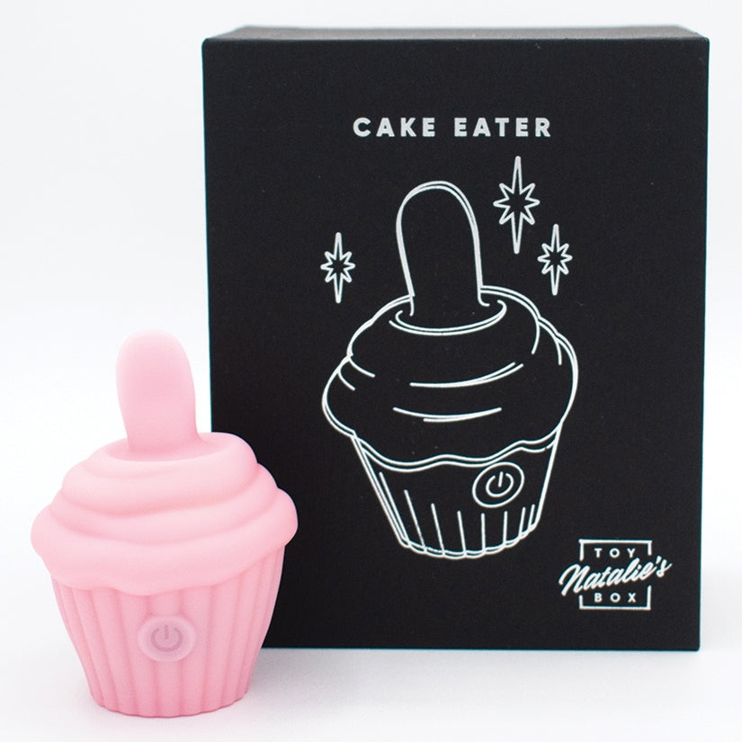 Natalie's Toy Box Cake Eater Clit Flicker Stimulator-Pink