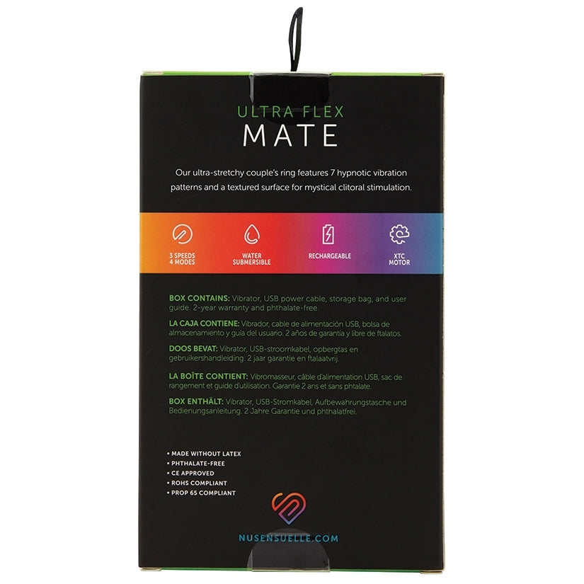 Sensuelle 7 Function Bullet C-Ring-Clear