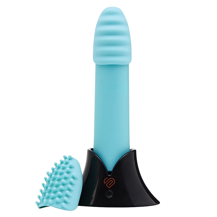 Sensuelle Point Plus 20 Function Bullet & Sleeves-Tiffany Blue