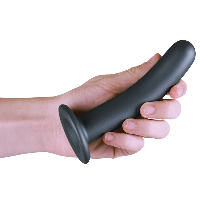 Ouch! Smooth G-Spot Dildo-Gun Metal 6