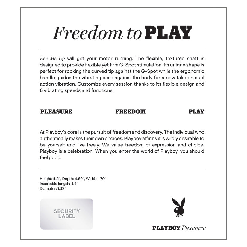 Playboy Rev Me Up
