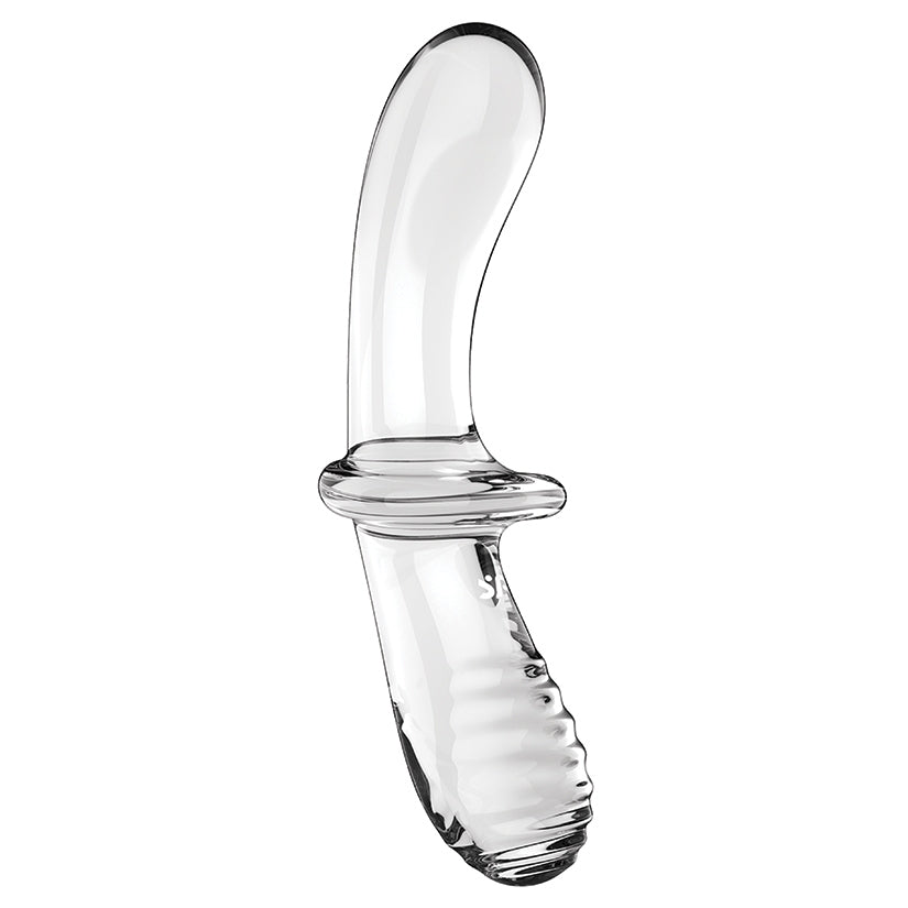Satisfyer Double Crystal Glass Dildo-Clear