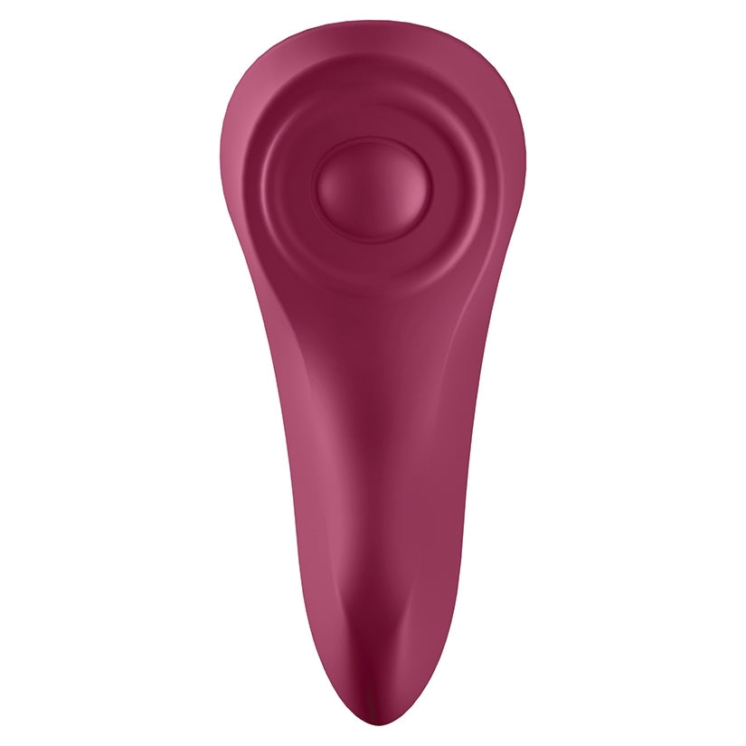 Satisfyer Sexy Secret Panty Vibrator-Wine Red