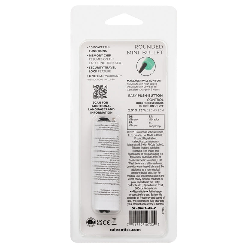 Turbo Buzz Rounded Mini Bullet-Green