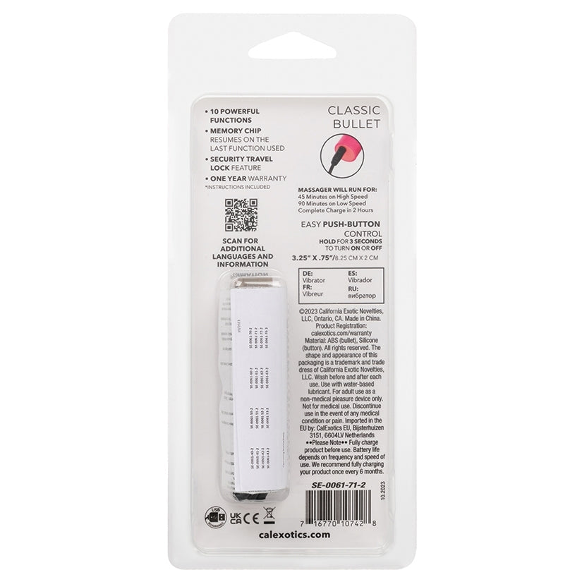 Turbo Buzz Classic Bullet-Pink