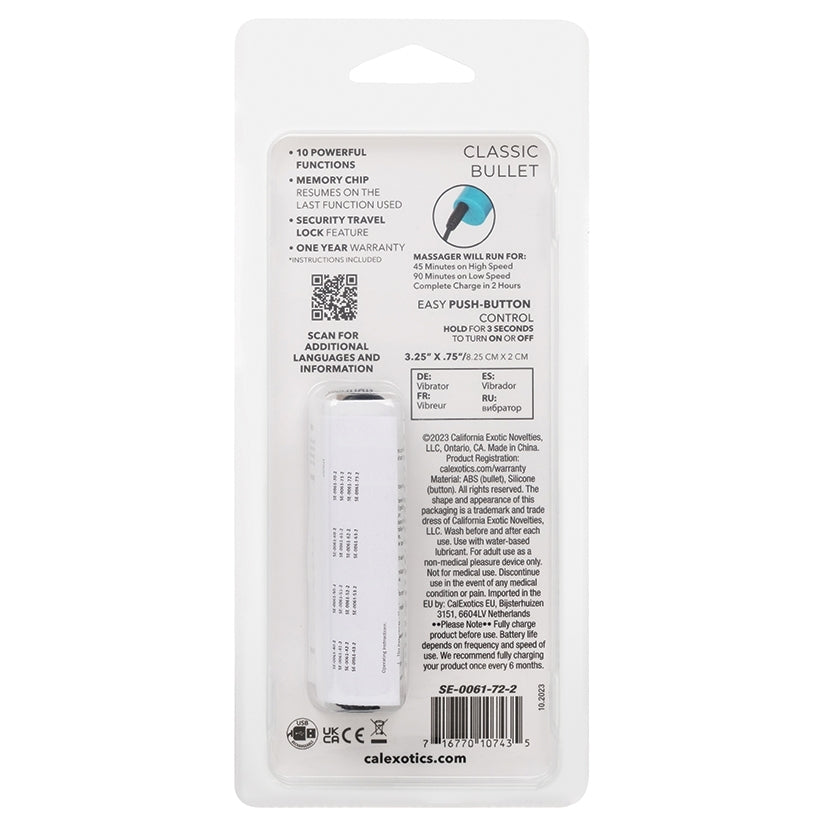 Turbo Buzz Classic Bullet-Blue