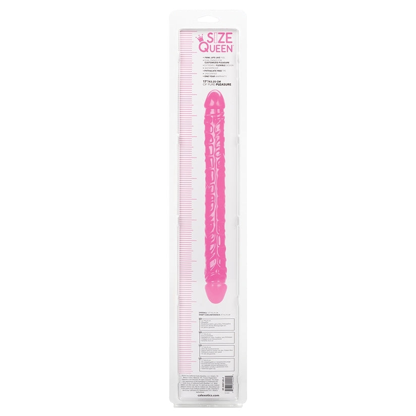 Size Queen Double Dildo-Pink 17
