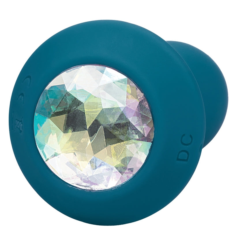 Power Gem Vibrating Petite Crystal Probe-Blue