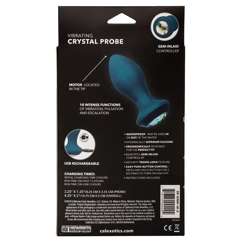 Power Gem Vibrating Crystal Probe-Blue