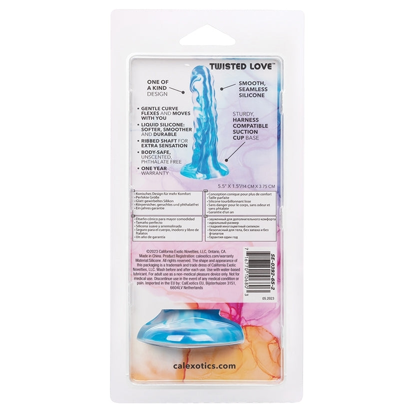 Twisted Love Twisted Ribbed Probe-Blue