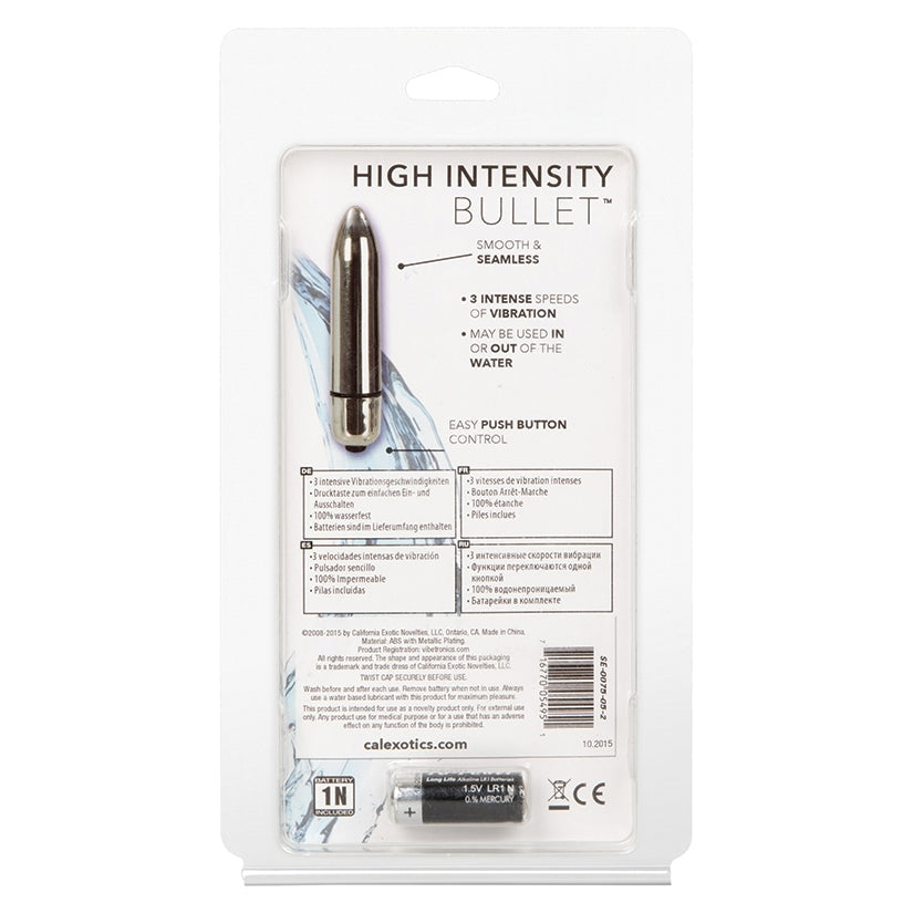 High Intensity Bullet Silver 2.5