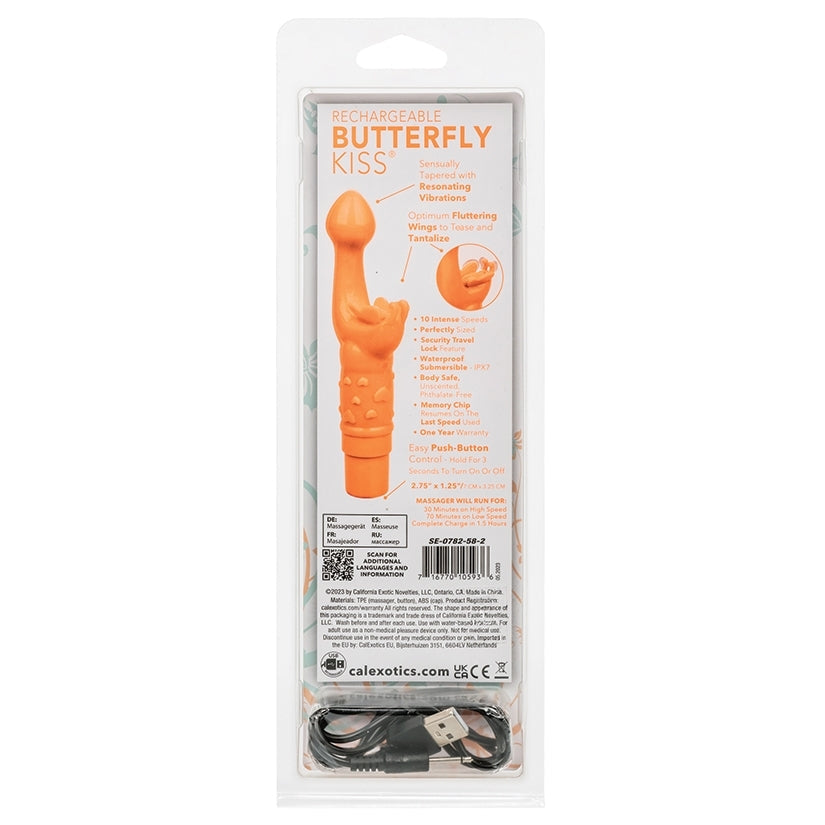 Rechargeable Butterfly Kiss-Orange