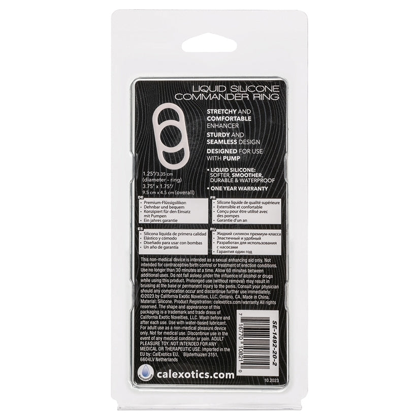 Alpha Liquid Silicone Commander Ring - Natural
