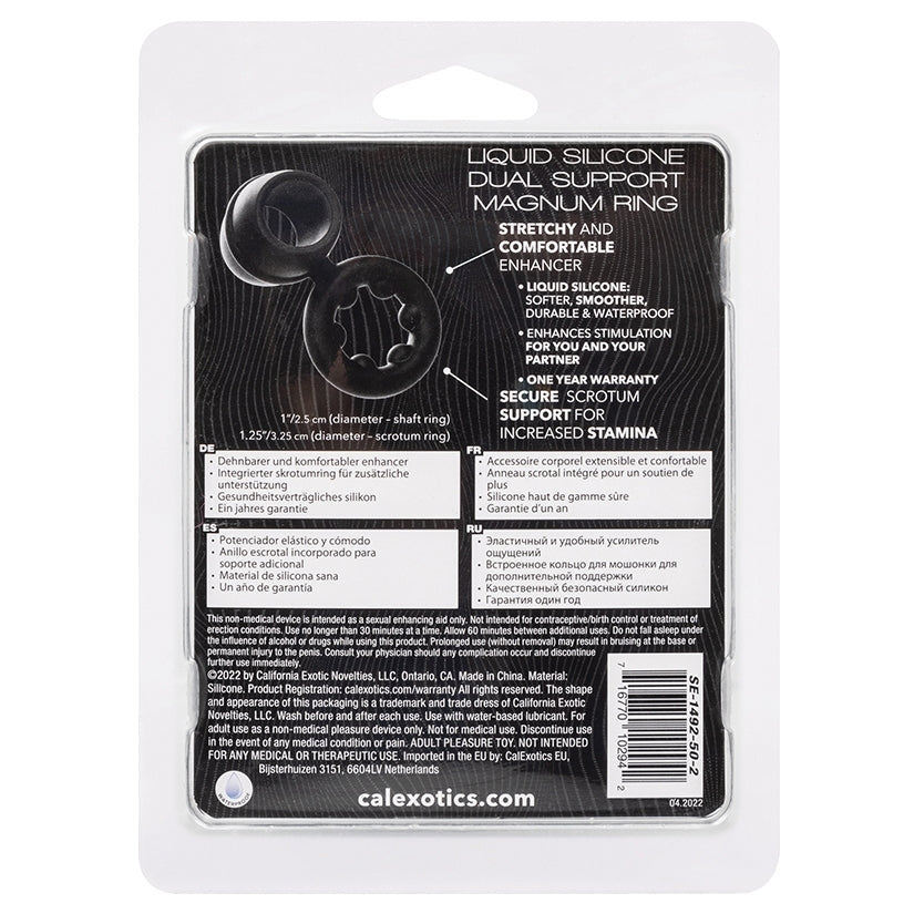 Alpha Liquid Silicone Dual Magnum Ring