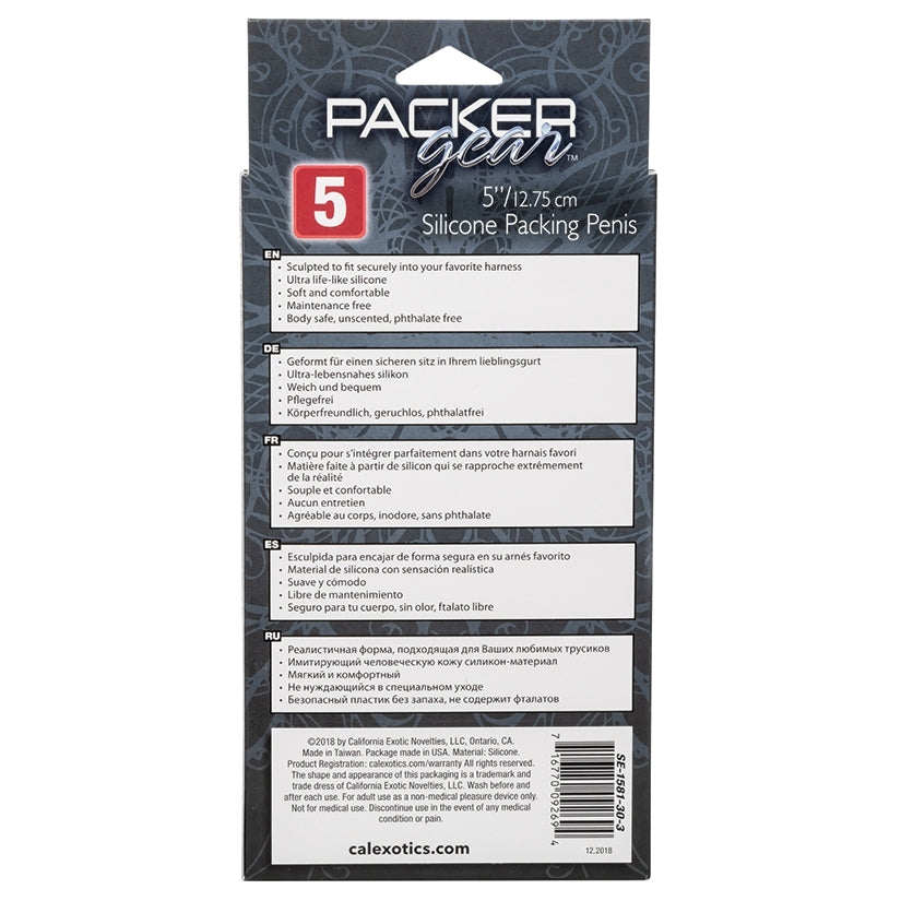 Packer Gear Silicone Packing Penis-Brown 5