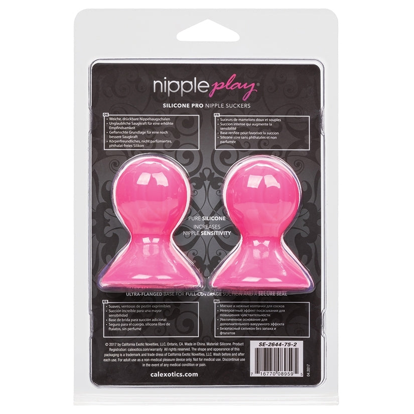 Nipple Play Silicone Pro Nipple Suckers-Pink