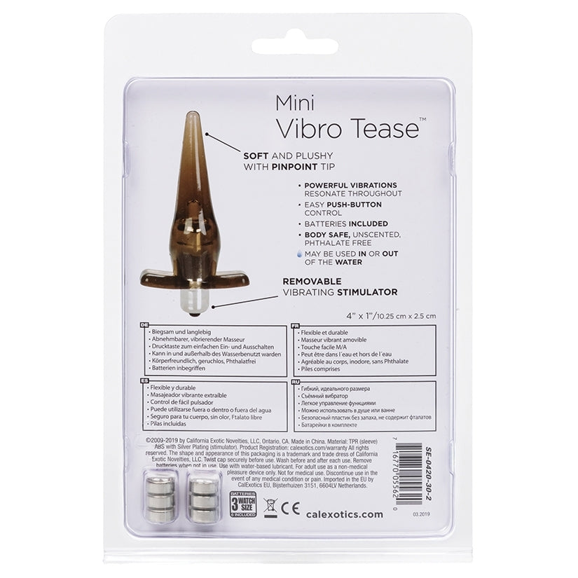 Mini Vibro Tease-Smoke