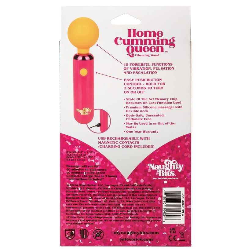 Naughty Bits Home Cumming Queen Vibrating Wand