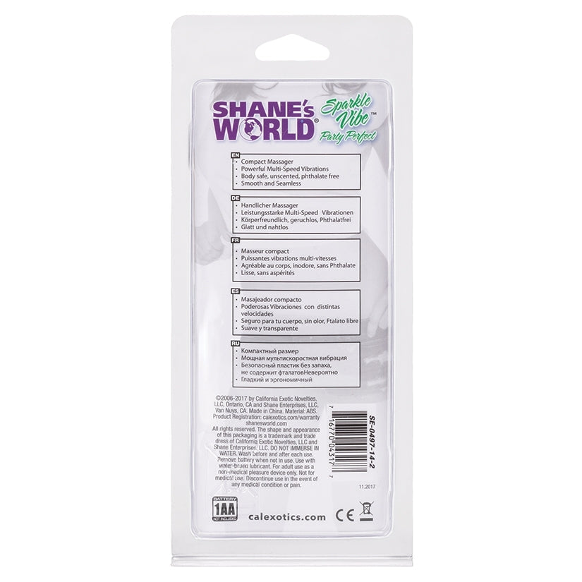 Shane's World Sparkle Vibe-Purple 4.5