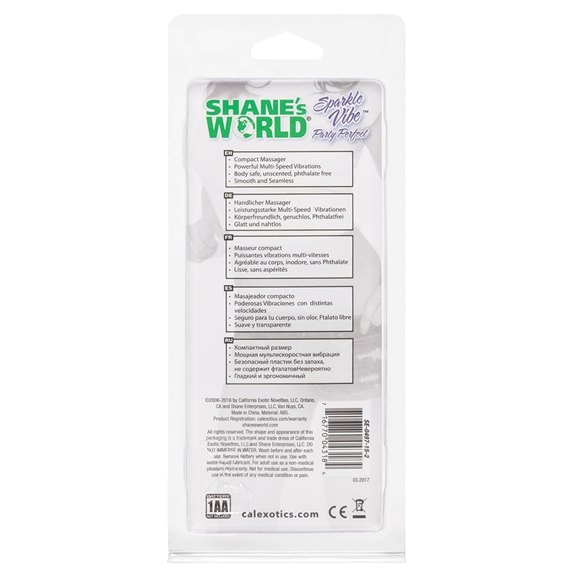 Shane's World Sparkle Vibe-Green 4.5