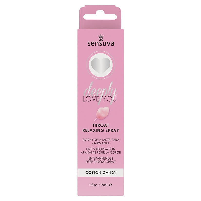 Sensuva Deeply Love You Throat Relaxing Spray-Cotton Candy 1oz