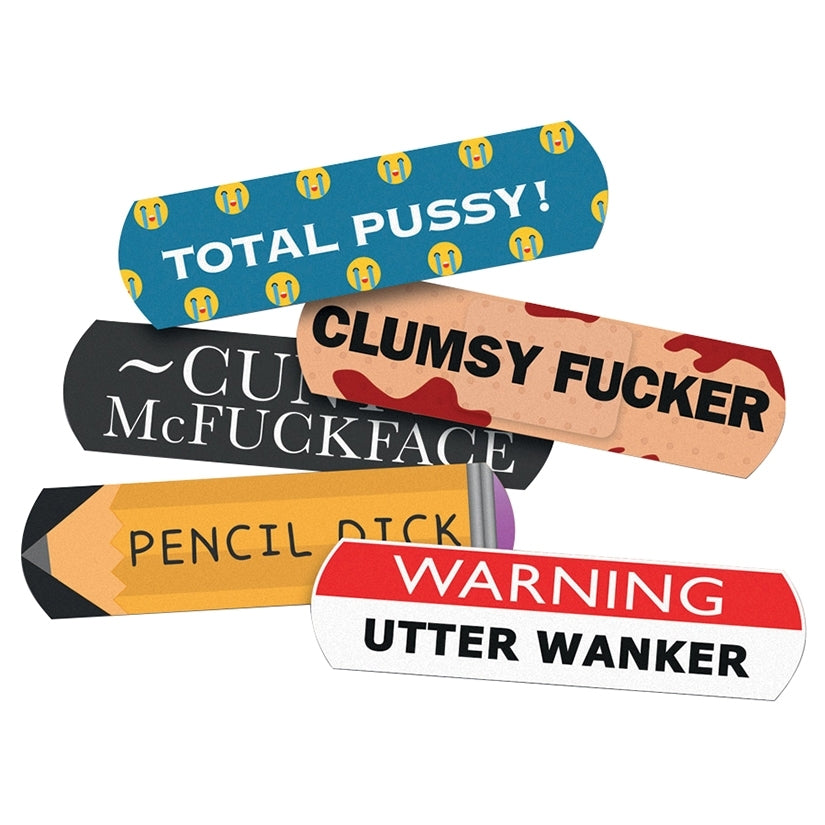 Add Insult to Injury Bandaids Display of 12