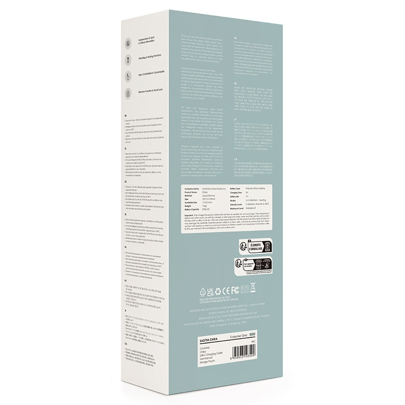 Svakom Chika-Turquoise Grey