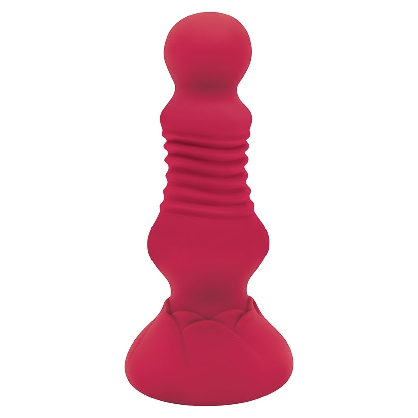 Secret Kisses Rosegasm Remote Control Thrusting Rosebud Butt Plug