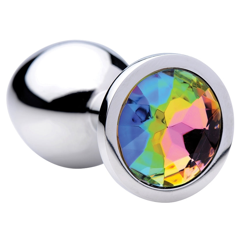 Booty Sparks Rainbow Prism Gem Anal Plug-Medium