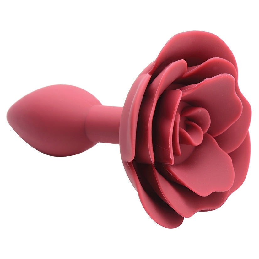 Master Series Booty Bloom Silicone Rose Anal Plug Small