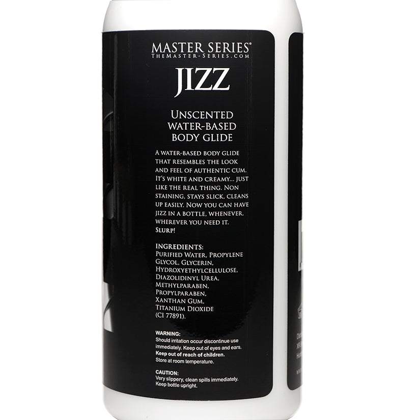 Master Series Jizz Unscented Water Based Lube 34oz