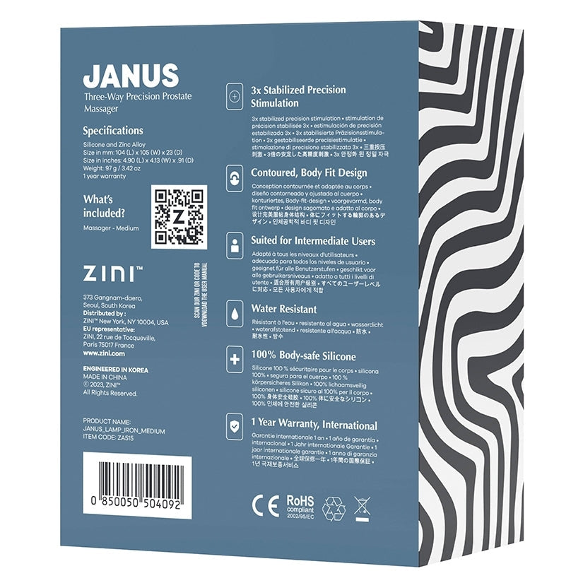 Zini Janus Lamp Iron-Bordeaux Medium