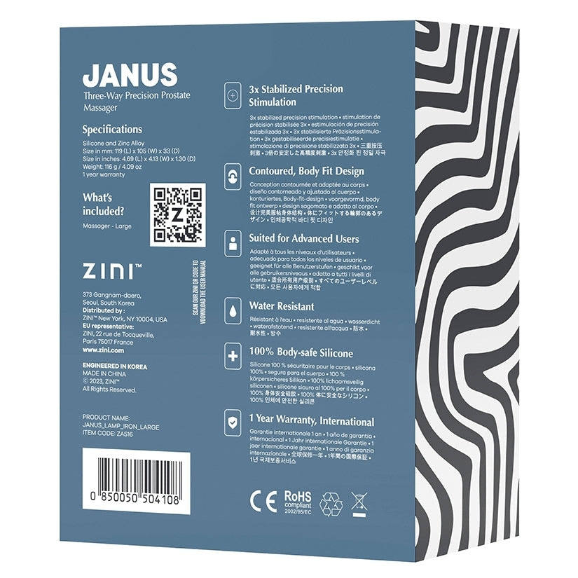 Zini Janus Lamp Iron-Bordeaux Large