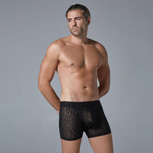 Load image into Gallery viewer, Luca Leopard Boxer-Black S/M-Boxed
